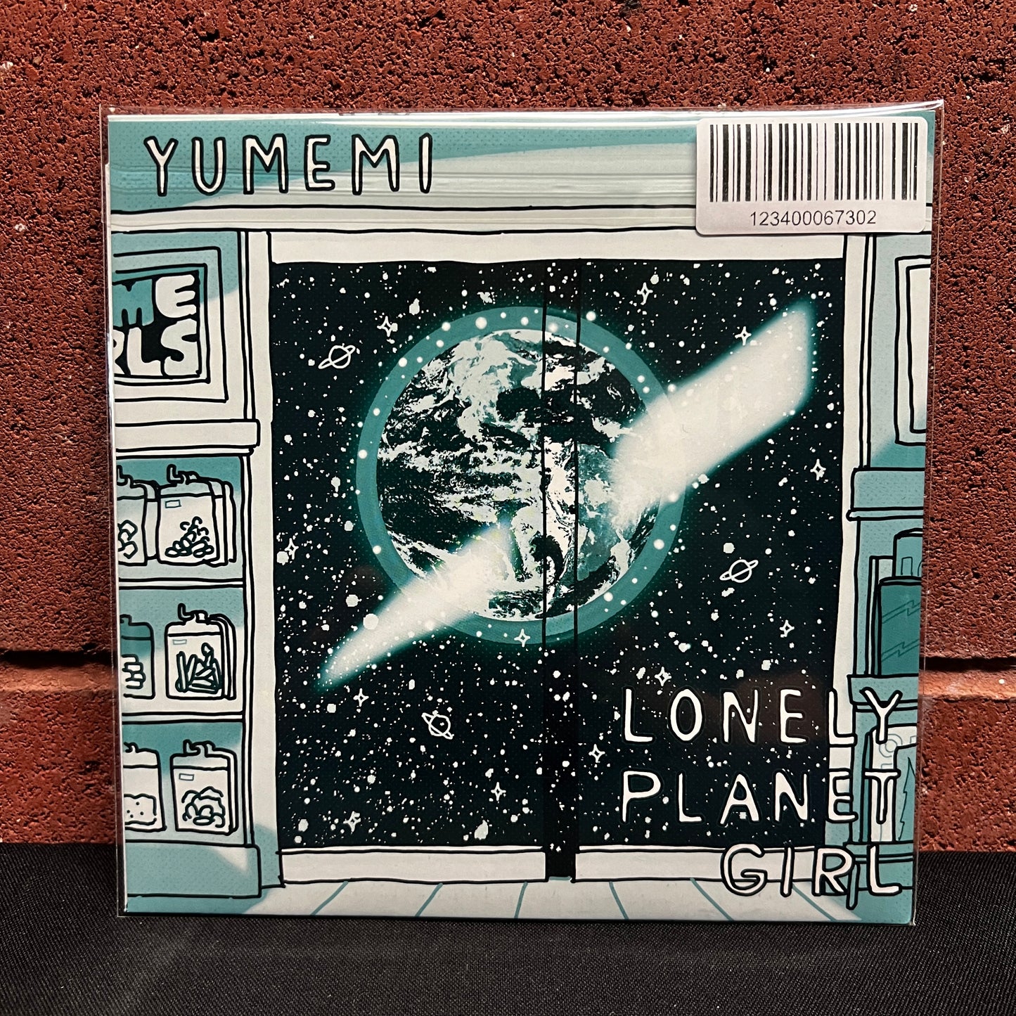 Used Vinyl: Slime Girls "YUMEMI/LONELY PLANET GIRL" 7" (2015 Press - Coke Bottle Clear Vinyl)