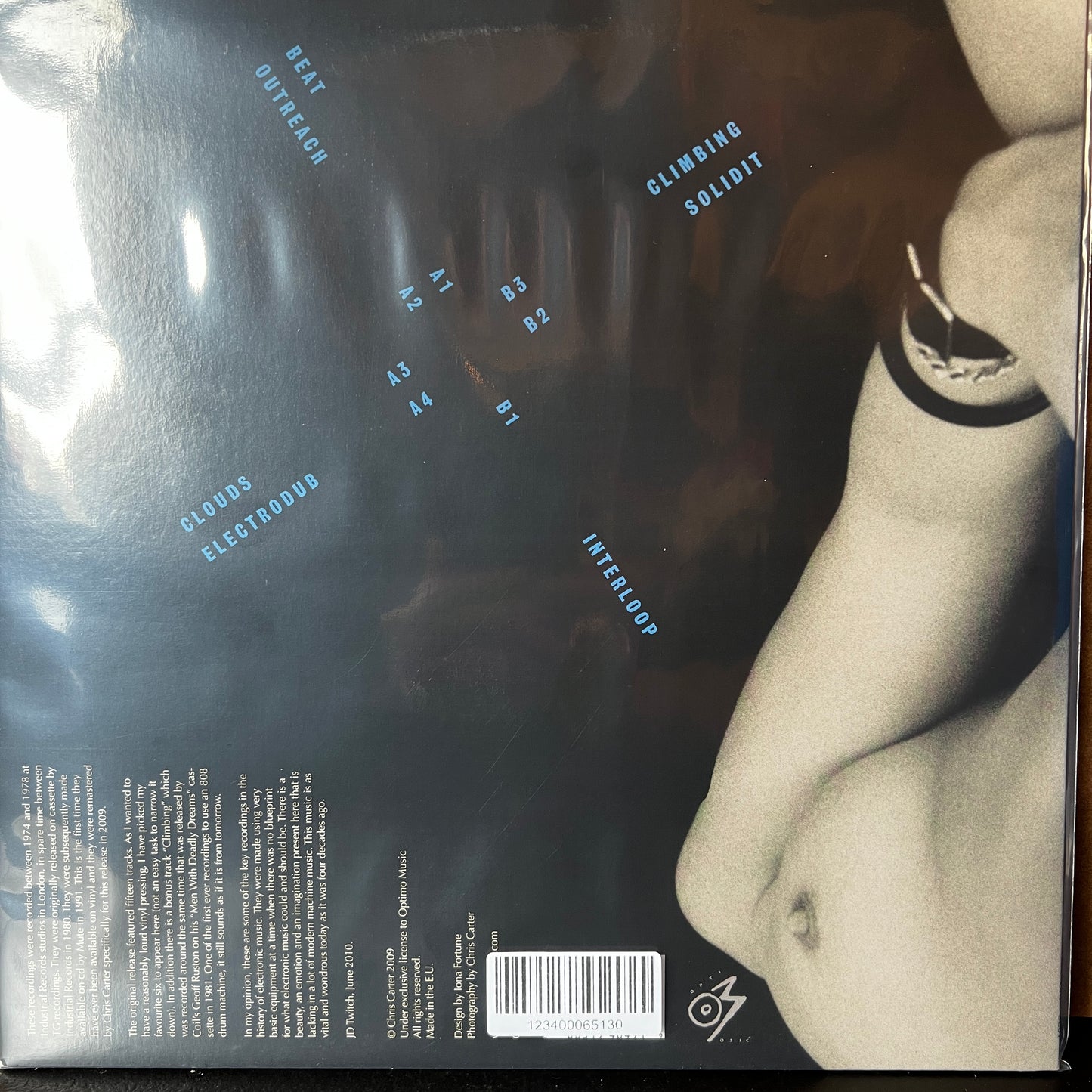 Used Vinyl: Chris Carter "The Spaces Between" LP (2017 UK Press - Grey Vinyl)