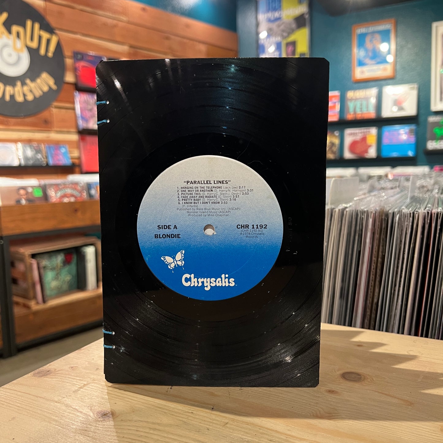 Blondie Recycled Vinyl Journal