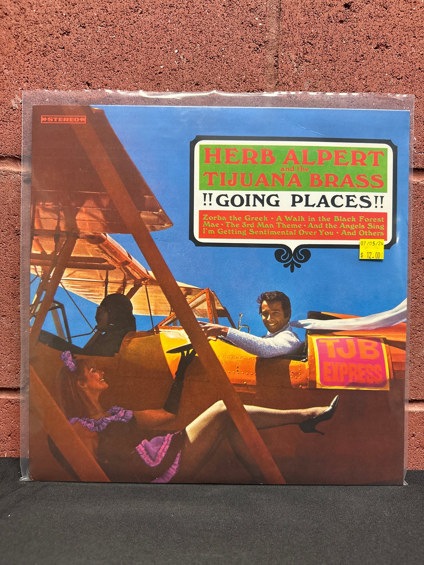 Used Vinyl:  Herb Alpert & The Tijuana Brass ”!!Going Places!!” LP