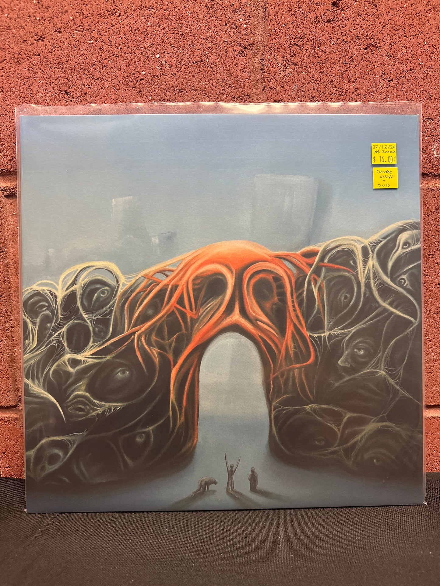 Used Vinyl:  Mizmor ”Wit's End” LP (Red with yellow swirl vinyl) + DVD