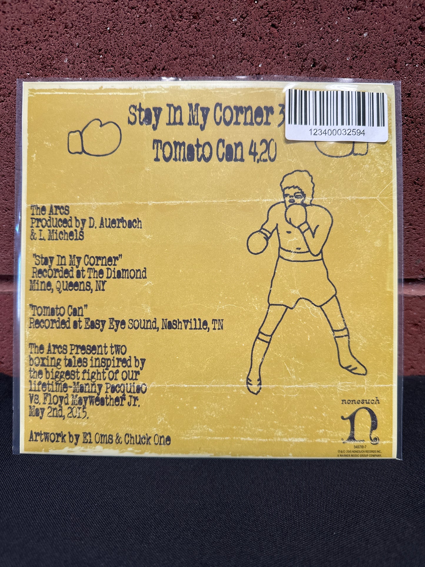 Used Vinyl:  The Arcs ”Stay In My Corner / Tomato Can” 7"