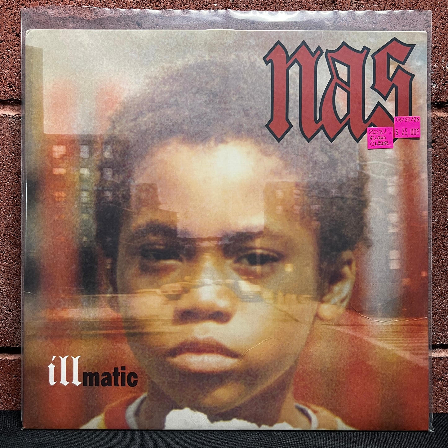 Used Vinyl: Nas "Illmatic" LP (2021 Euro Press - Clear Vinyl)