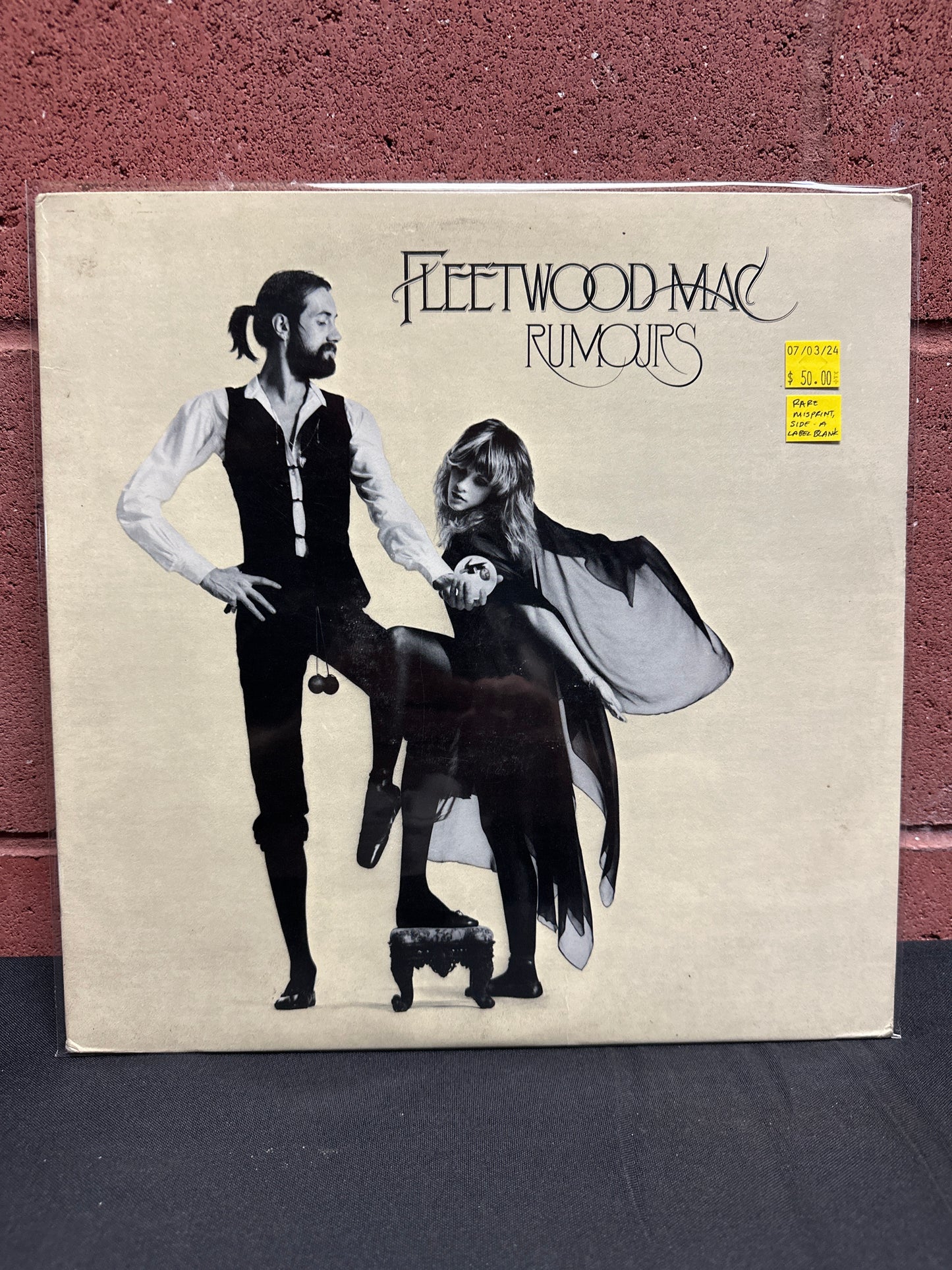 Used Vinyl:  Fleetwood Mac ”Rumours” LP (Misprint)