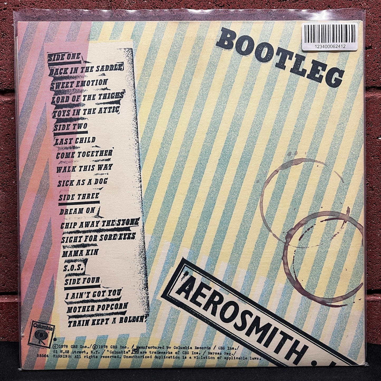 Used Vinyl: Aerosmith "Live! Bootleg" 2xLP