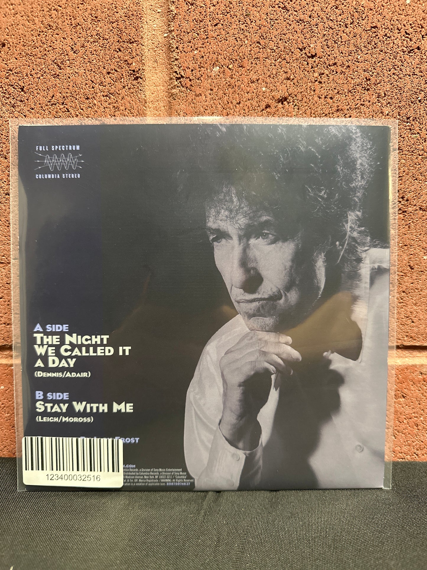 Used Vinyl:  Bob Dylan ”The Night We Called It A Day” 7" (Blue Vinyl)