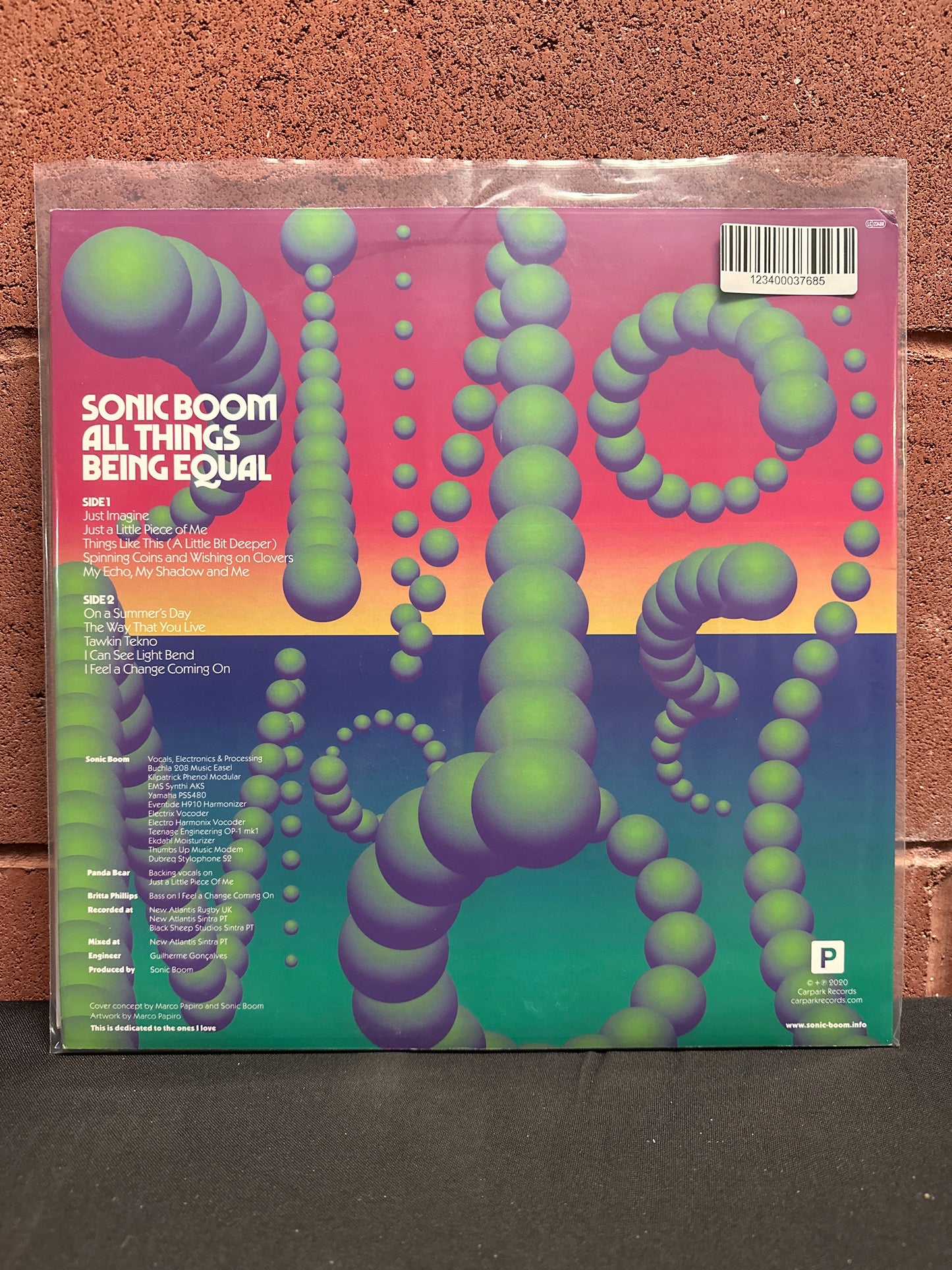 Used Vinyl:  Sonic Boom ”All Things Being Equal” LP