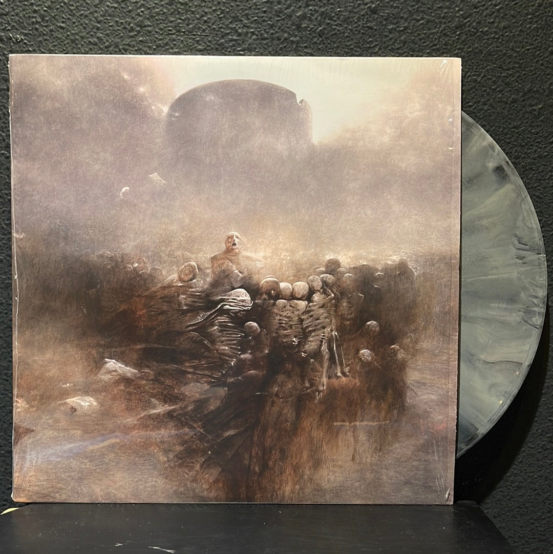 USED VINYL: Cosmovore "Into The Necrosphere" 12" EP (Sand/Black Marble Vinyl)