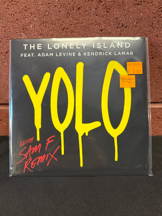 Used Vinyl:  The Lonely Island Feat. Adam Levine & Kendrick Lamar ”YOLO” 7" (Yellow Vinyl)