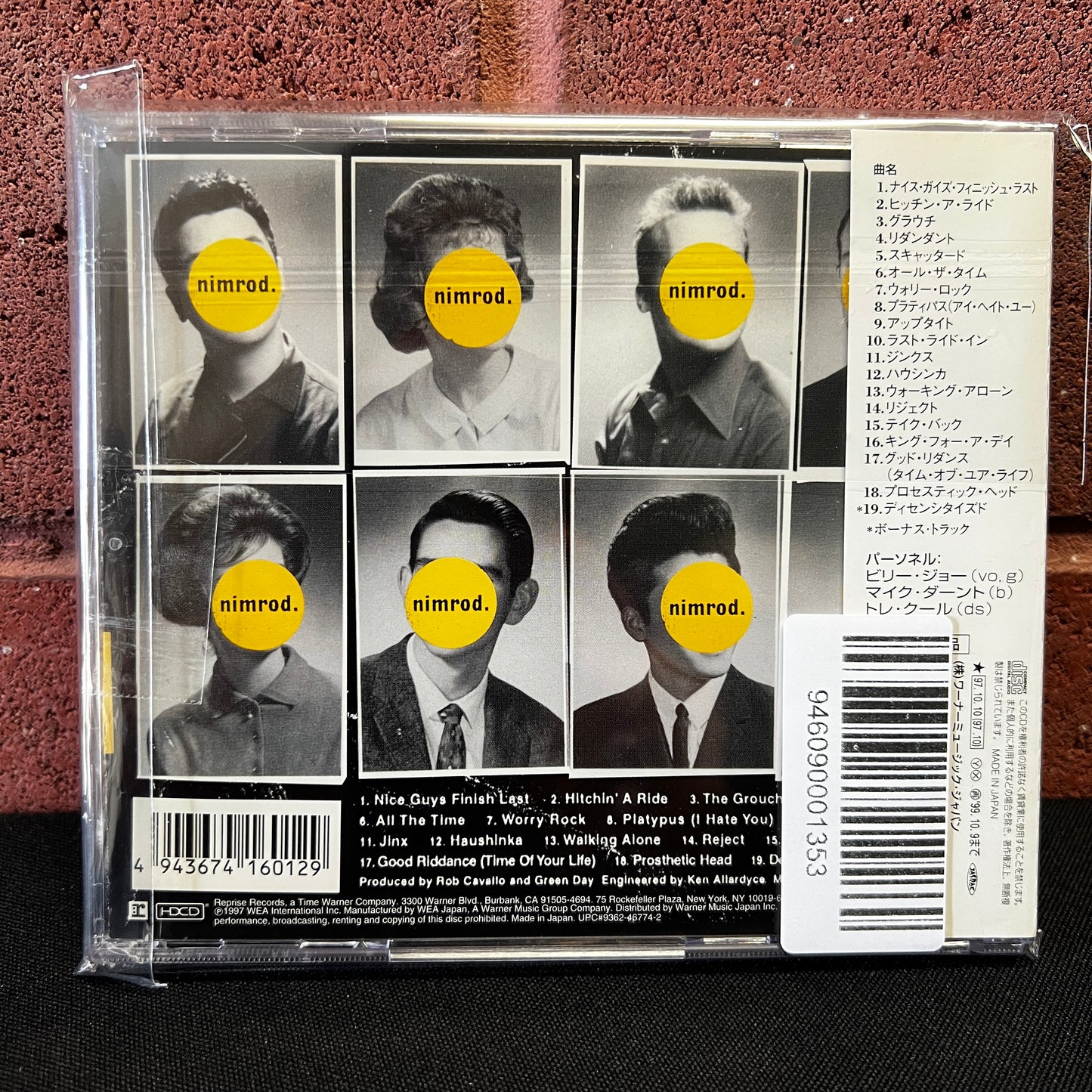 Used CD: Green Day "Nimrod." CD (1997 Japanese Press w/ Bonus Track)