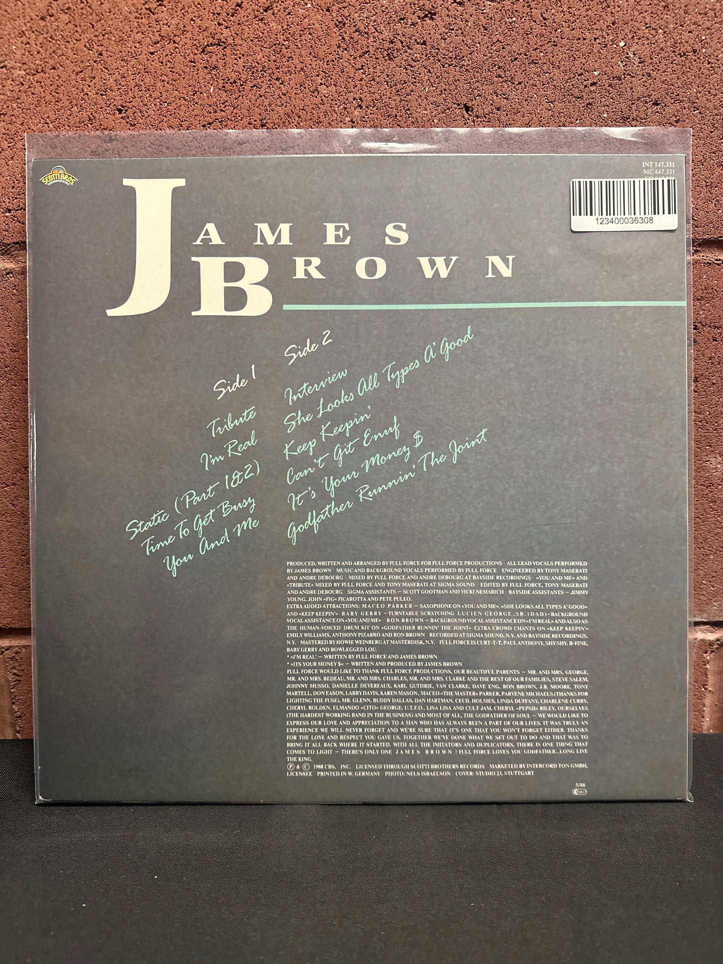 Used Vinyl:  James Brown ”I'm Real” LP (White vinyl)