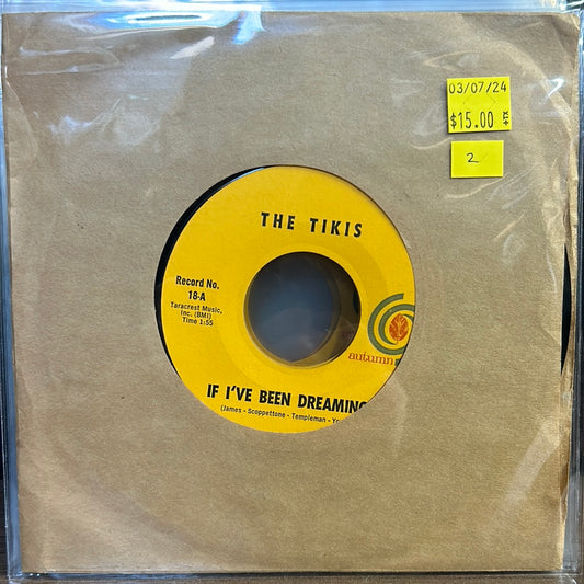 Used Vinyl:  The Tikis ”If I've Been Dreaming” 7"