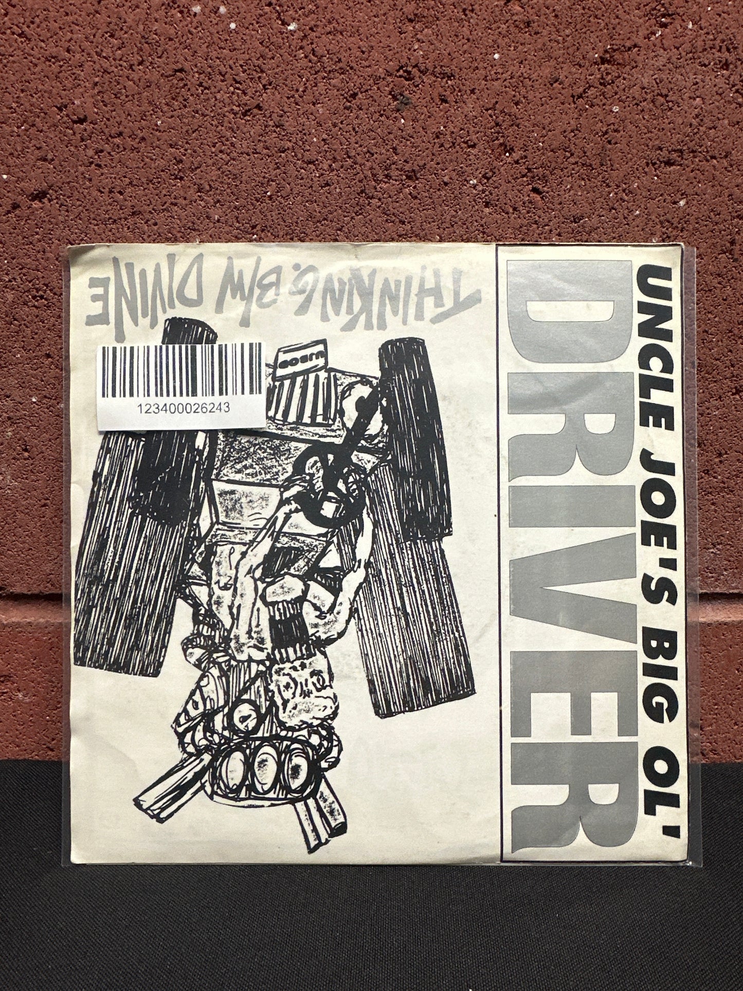 Used Vinyl:  Ghetto Scheist / Uncle Joe's Big Ol' Driver ”Antface / Thinking” 7" (Clear Vinyl)