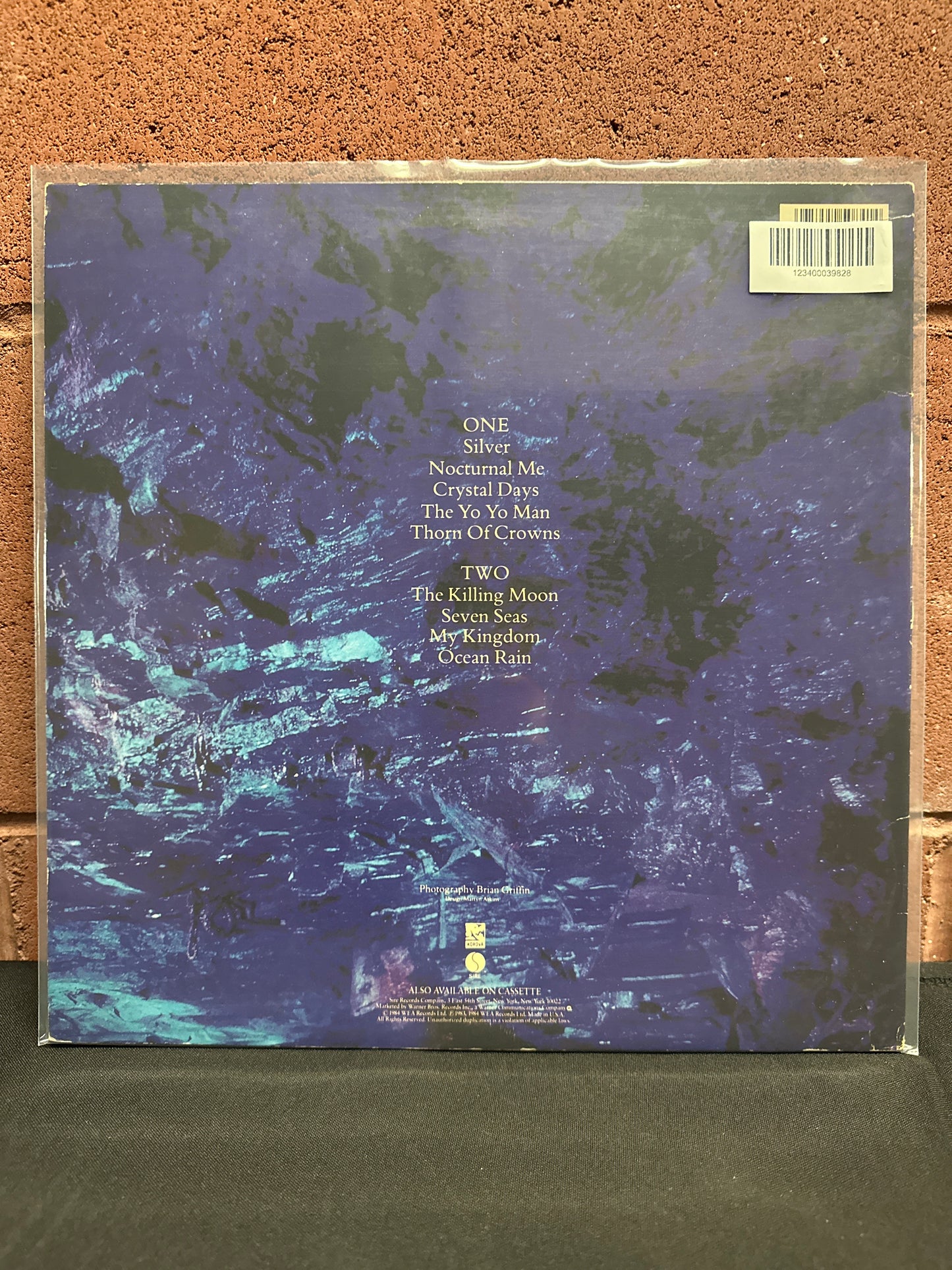 Used Vinyl: Echo & The Bunnymen "Ocean Rain” LP