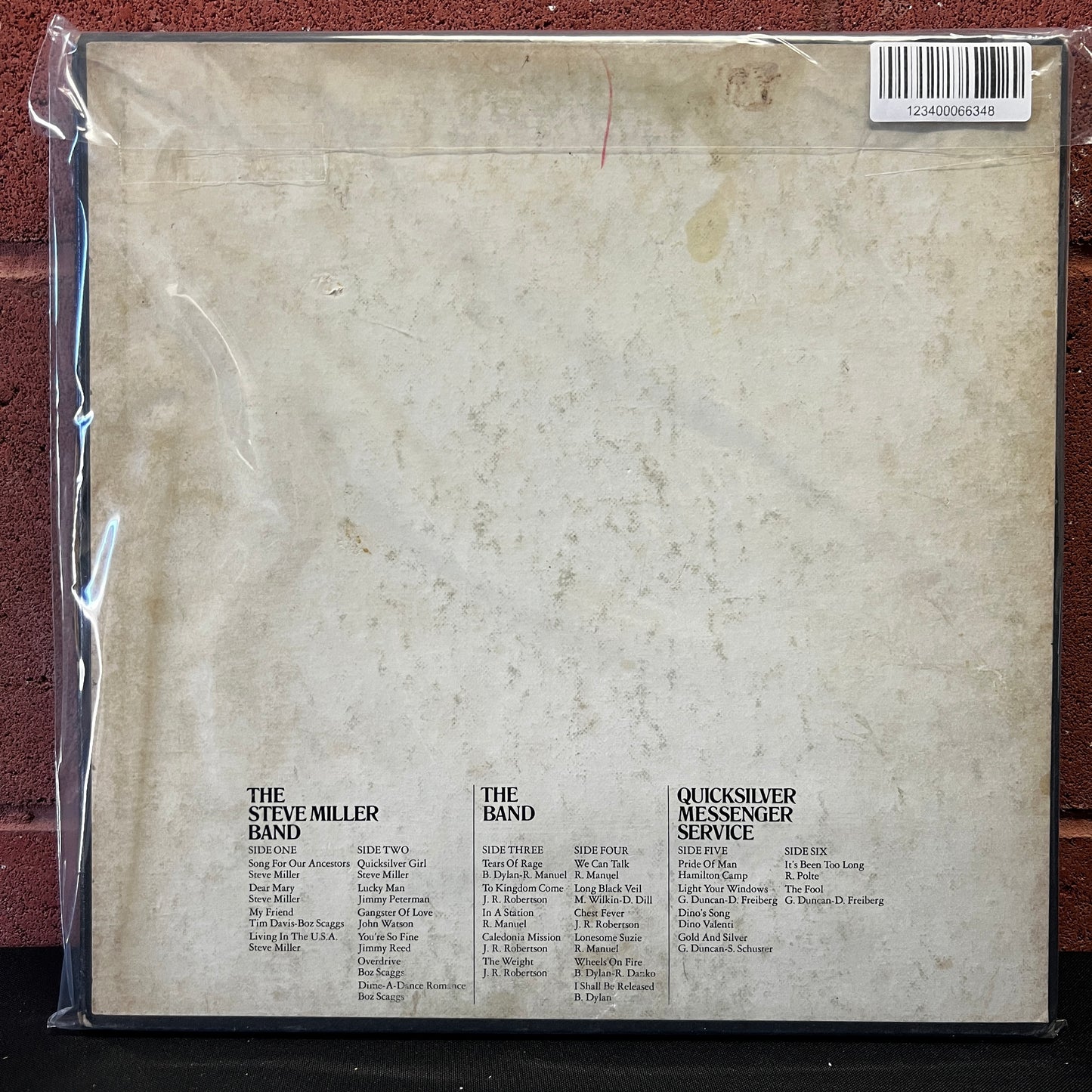 Used Vinyl: The Steve Miller Band / The Band / Quicksilver Messenger Service "Sailor / Music From Big Pink / S/T" 3xLP Box Set (1969 Press)
