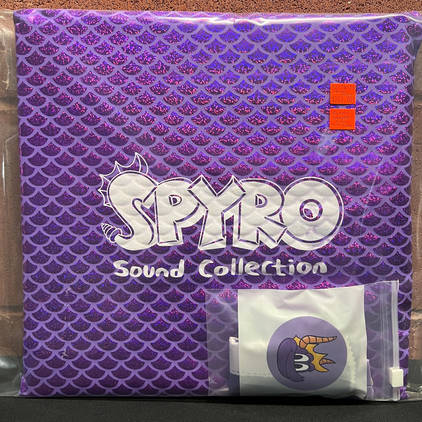 Used Vinyl: Stewart Copeland "Spyro Sound Collection" 3xLP (Purple Splatter vinyl, with flag)