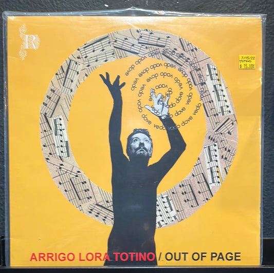 USED VINYL: Arrigo Lora Totino “Out Of Page" LP