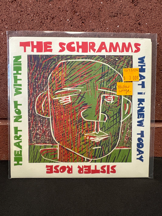 Used Vinyl:  The Schramms ”Heart Not Within” 7" (Yellow Vinyl)