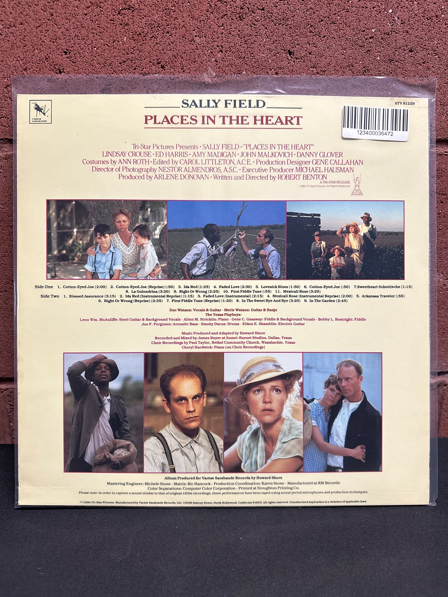 Used Vinyl:  Various ”Places In The Heart” LP