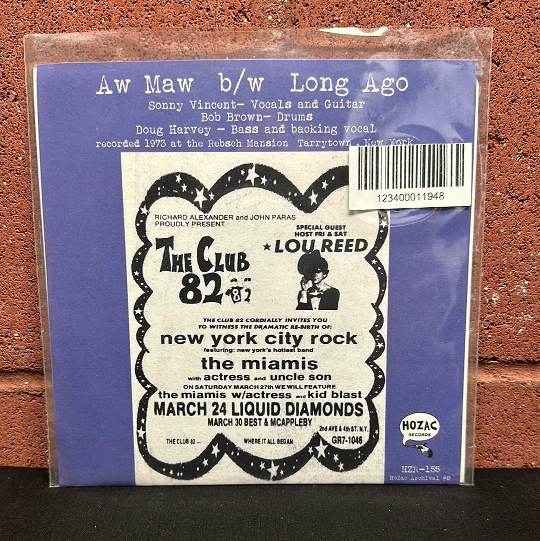 Used Vinyl:  Liquid Diamonds ”Aw Maw b/w Long Ago” 7"