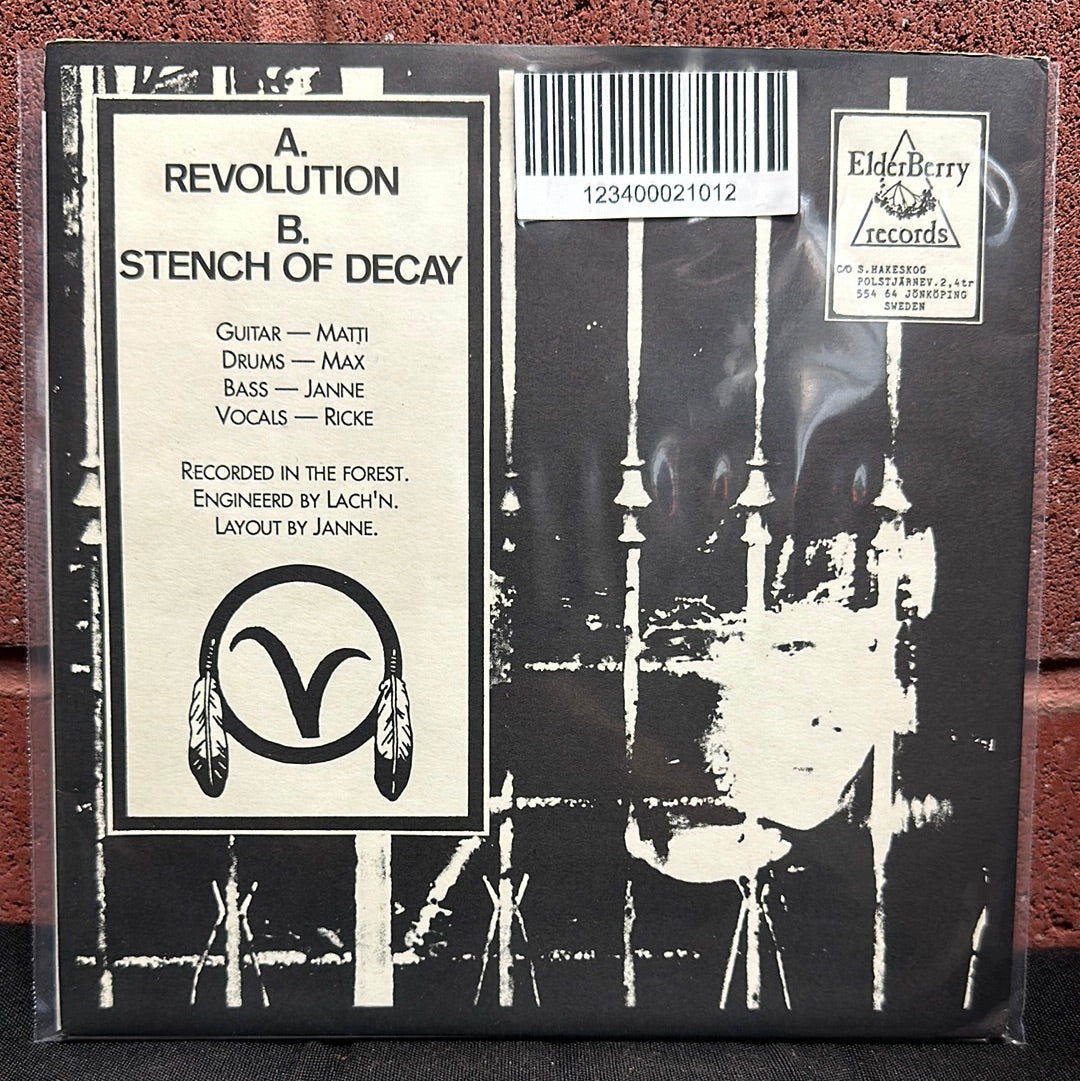 Used Vinyl:  Dom Dar ”Revolution / Stench Of Decay!” 7"