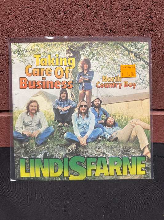 Used Vinyl: Lindisfarne "Taking Care Of Business" 7"