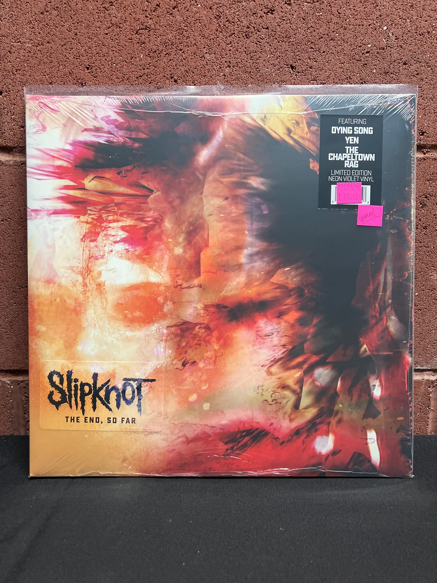 Used Vinyl: Slipknot "The End, So Far" 2xLP (Neon Violet Vinyl, sealed)