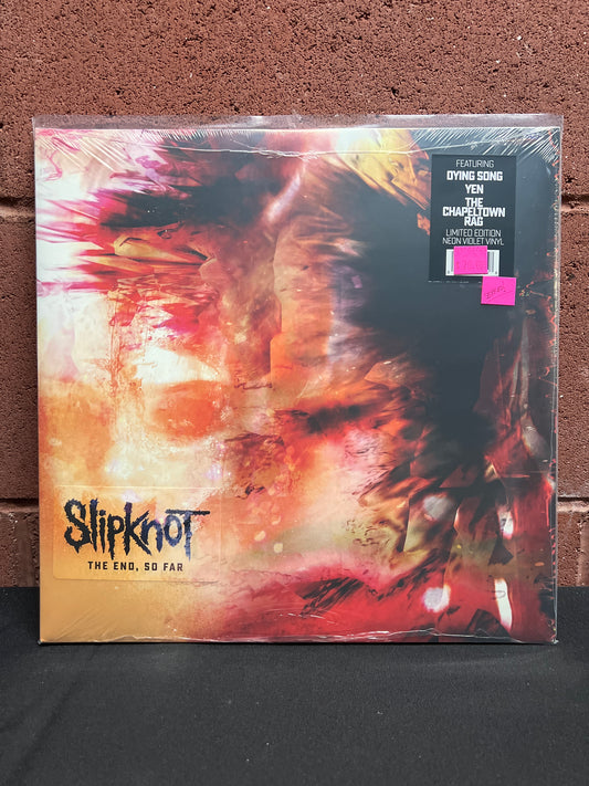 Used Vinyl: Slipknot "The End, So Far" 2xLP (Neon Violet Vinyl, sealed)