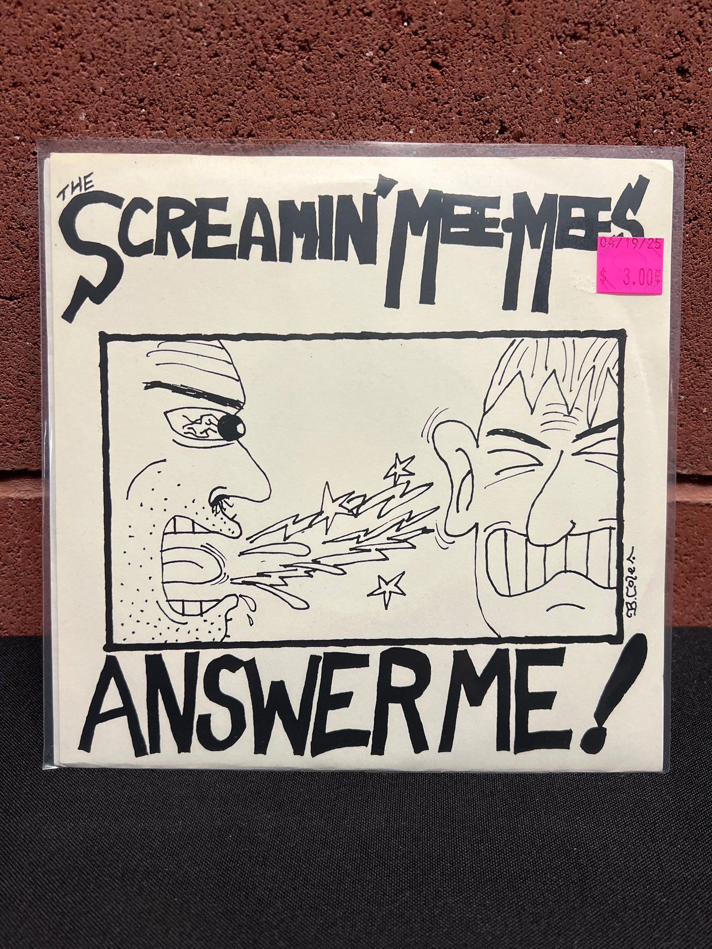 Used Vinyl: Screamin' Mee-Mees "Answer Me!" 7"