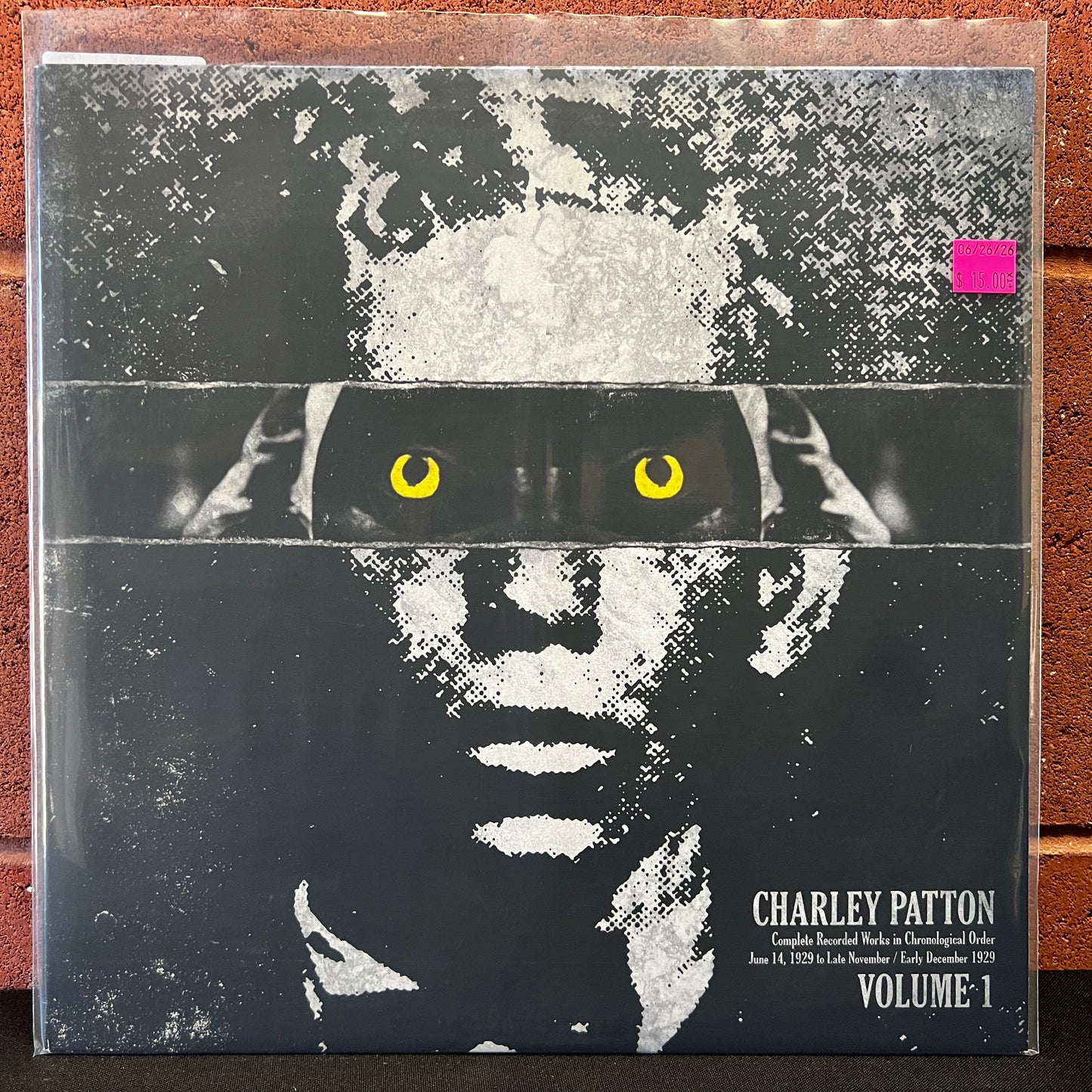 Used Vinyl: Charley Patton "Volume 1 (Complete Recorded Works In Chronological Order June 14, 1929 To Late November / Early December 1929)" LP (2013 Press)