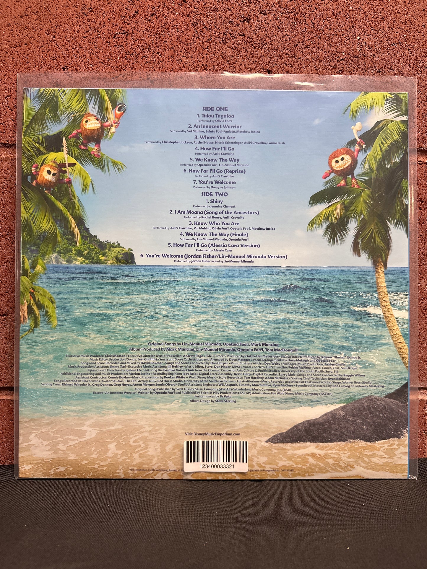 Used Vinyl:  Lin-Manuel Miranda, Opetaia Foa'i And Mark Mancina ”Moana The Songs” LP