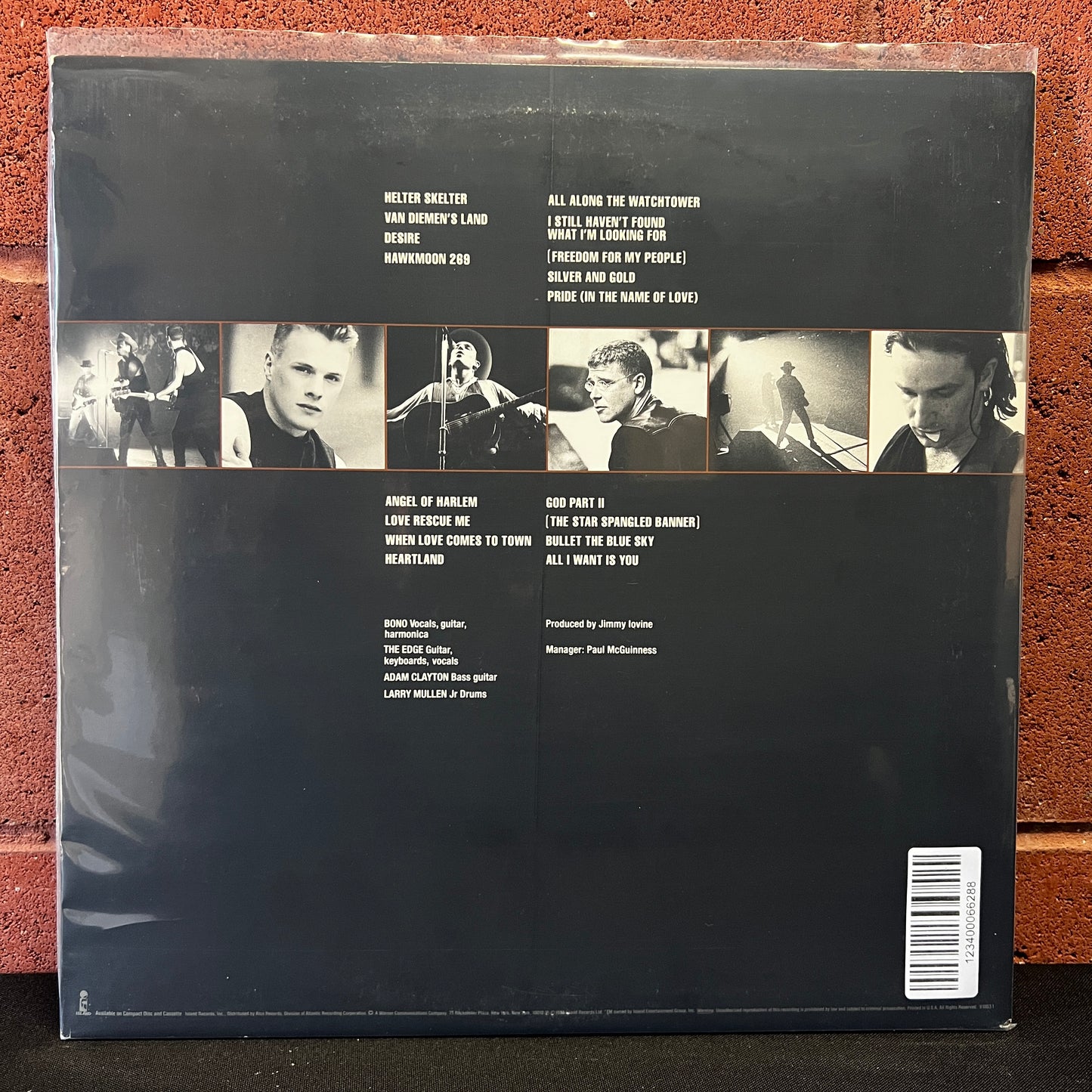 Used Vinyl: U2 ‎"Rattle And Hum" 2xLP (1988 Press)