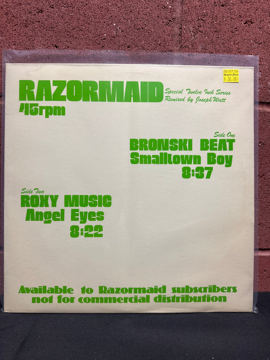 Used Vinyl:  Bronski Beat / Roxy Music ”Smalltown Boy / Angel Eyes” 12"