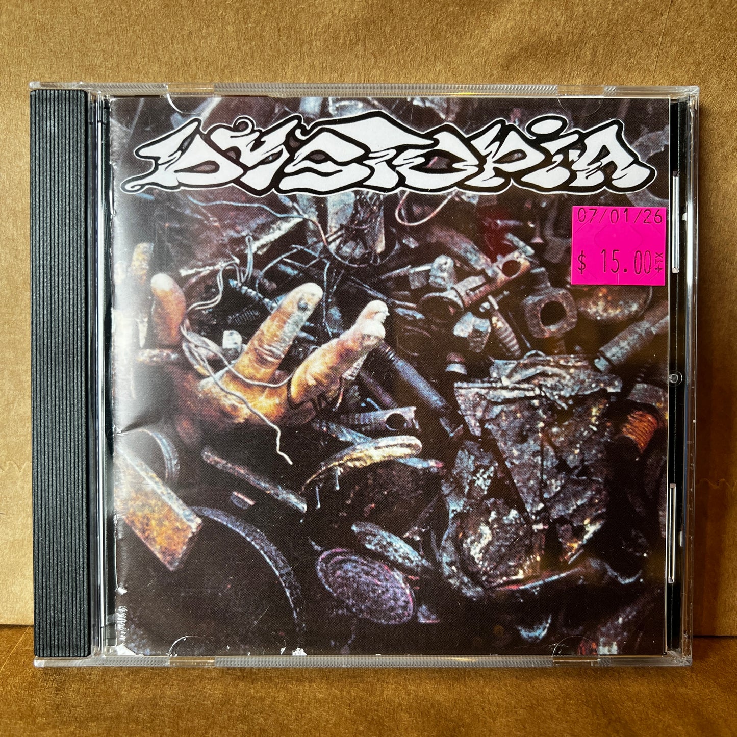 Used CD: Dystopia "Human = Garbage" CD (Tankcrimes pressing)