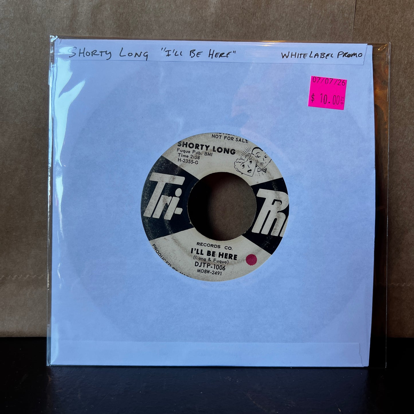 Used Vinyl: Shorty Long "I'll Be Here / Bad Willie" 7" (White Label Promo)