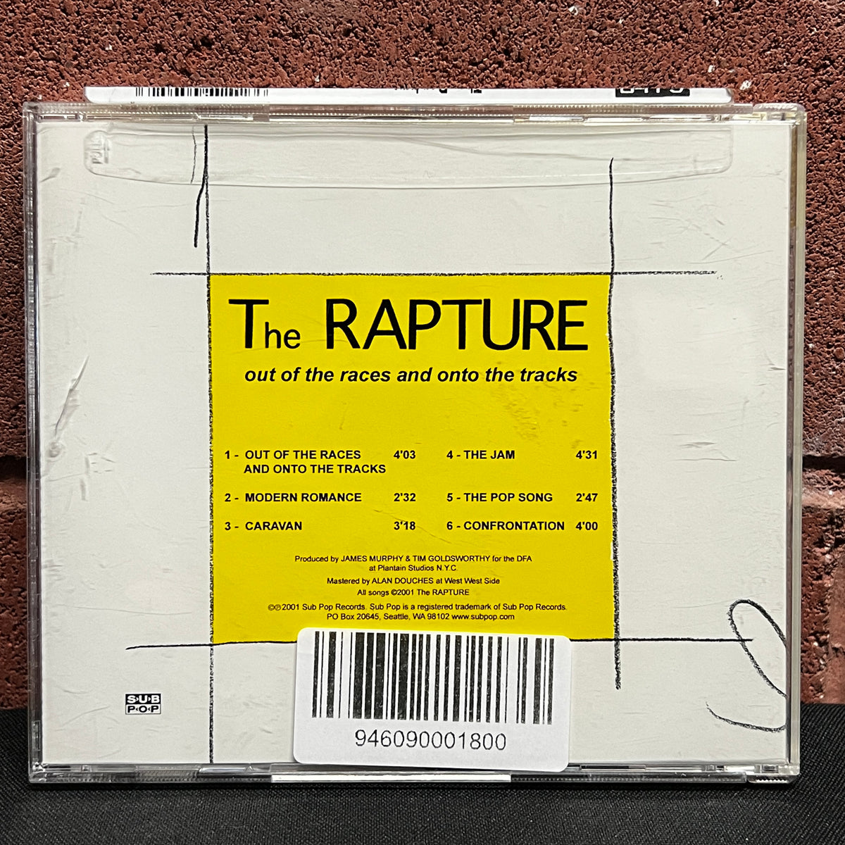 Used CD: The Rapture "Out Of The Races And Onto The Tracks" CD (2001 US Press)