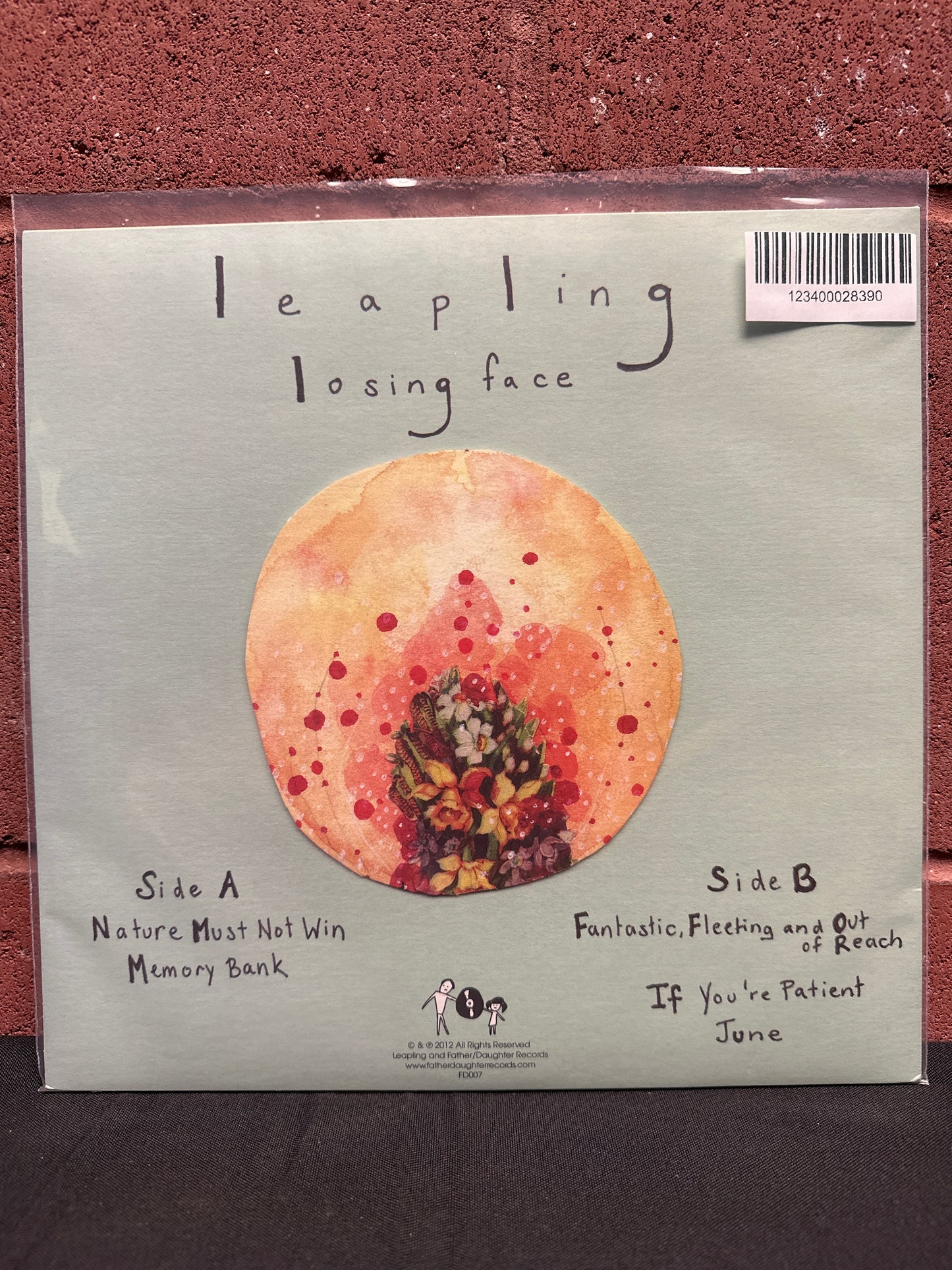 Used Vinyl:  Leapling ”Losing Face” 10" (Bone vinyl)