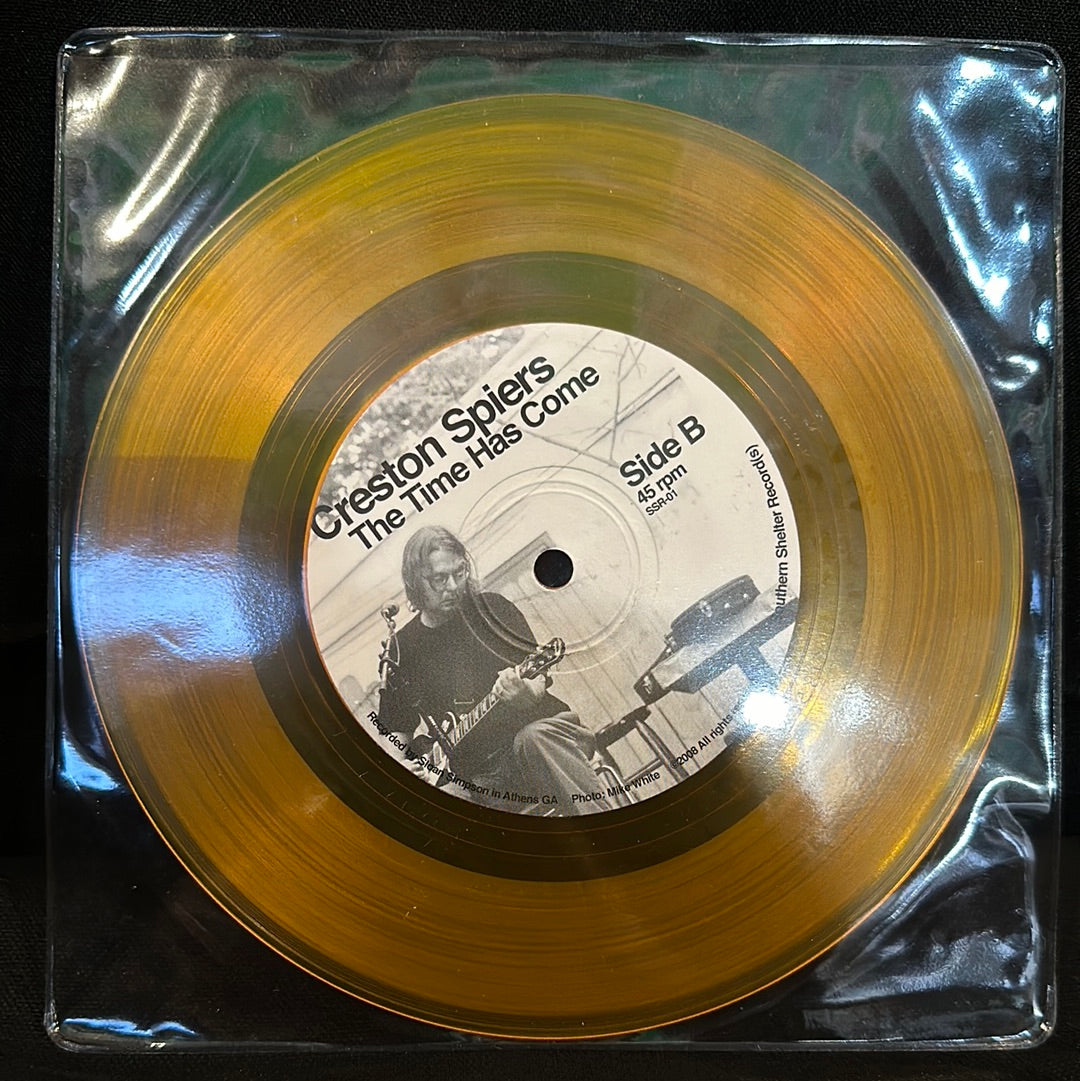 Used Vinyl:  Creston Spiers ”Yesterday's Parade / The Time Has Come” 7" (Orange vinyl)