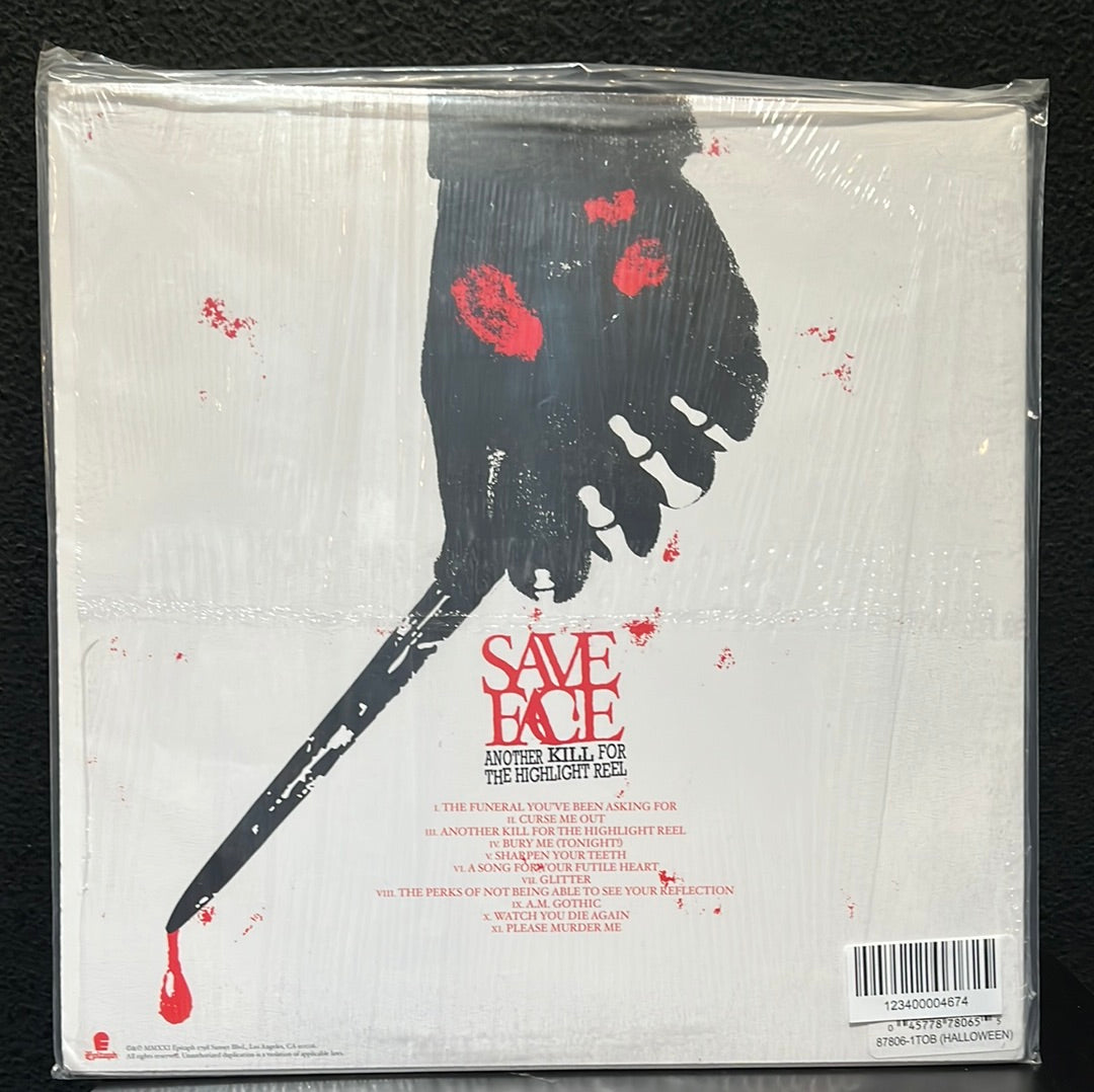 USED VINYL: Save Face “Another Kill For The Highlight Reel” (Orange w/Black Smoke Vinyl)