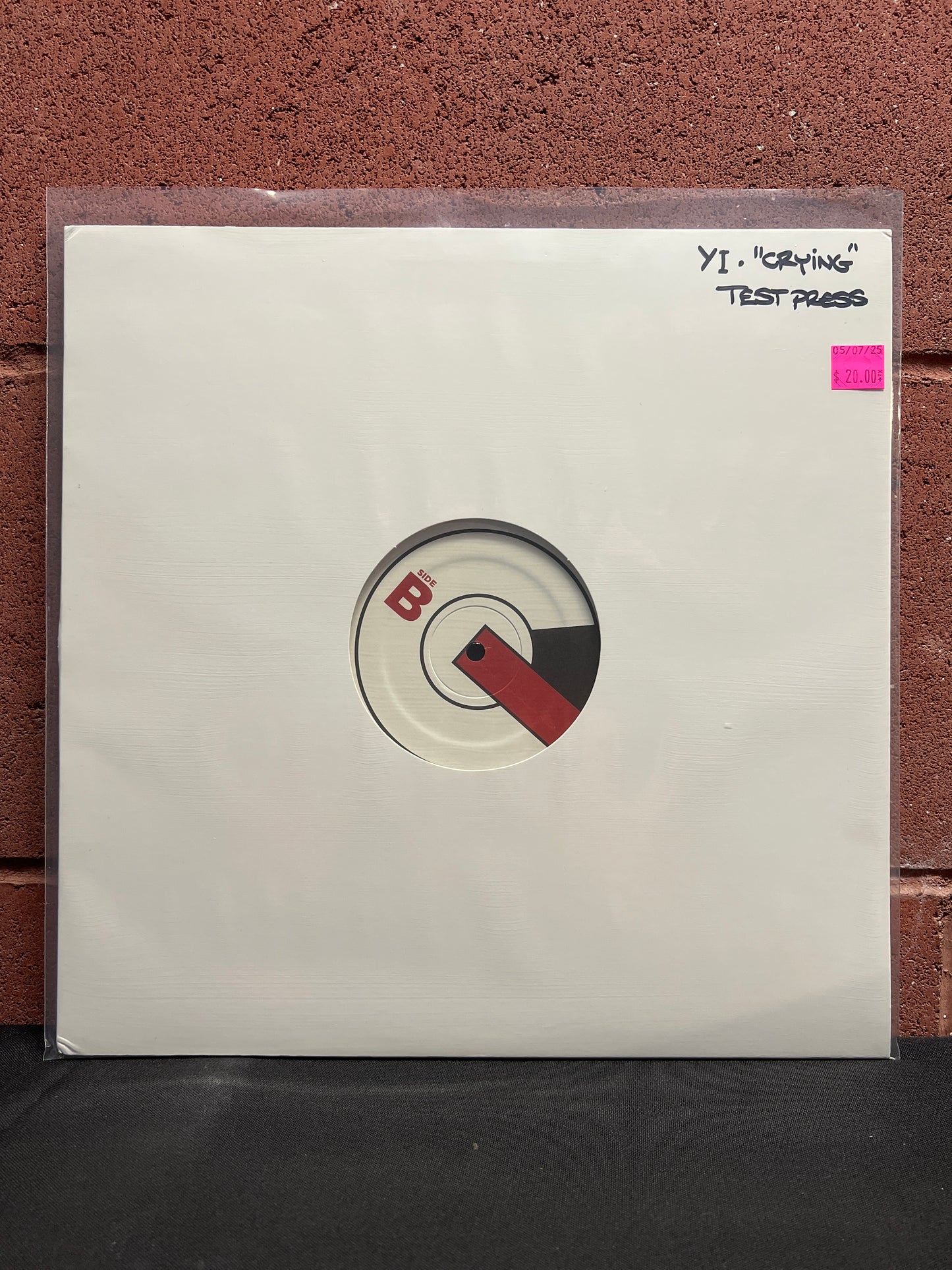 Used Vinyl: Yi "Crying" 12" (Test Press)