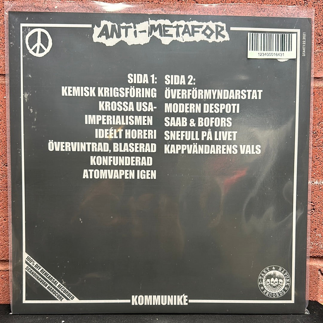 Used Vinyl:  Anti-Metafor ”Kommuniké” LP