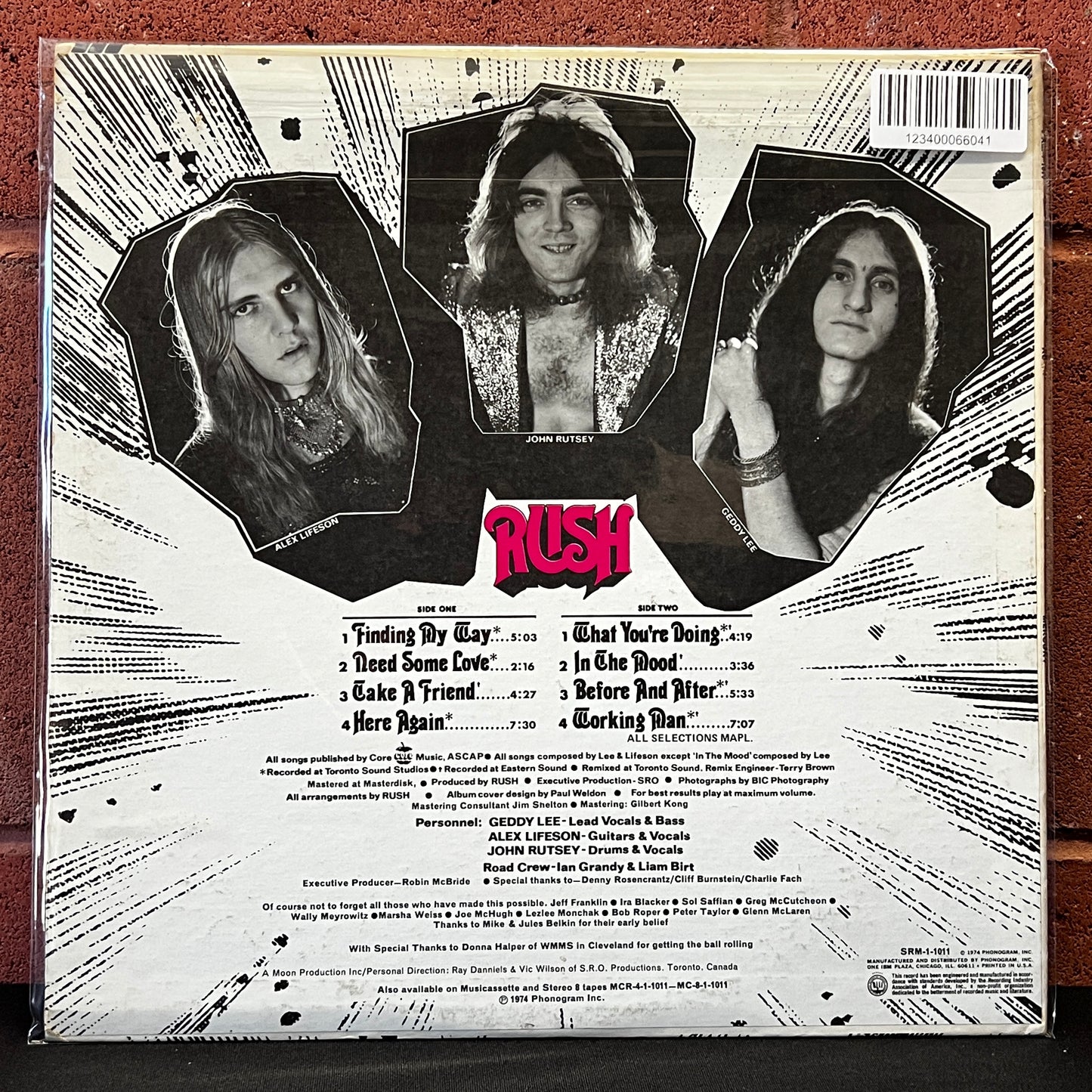Used Vinyl: Rush "S/T" LP (1983 Press)