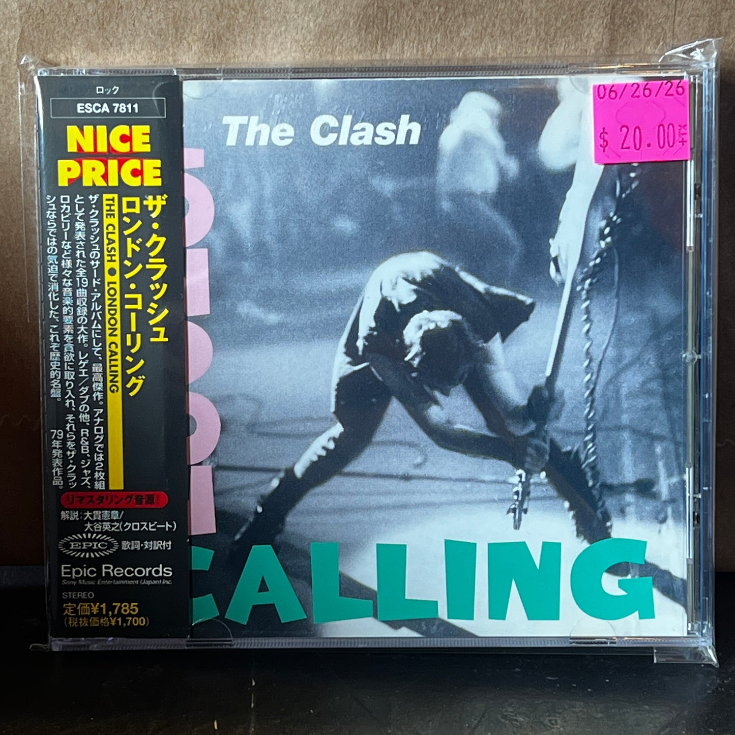 Used CD: The Clash "London Calling" CD (1999 Japanese Press)