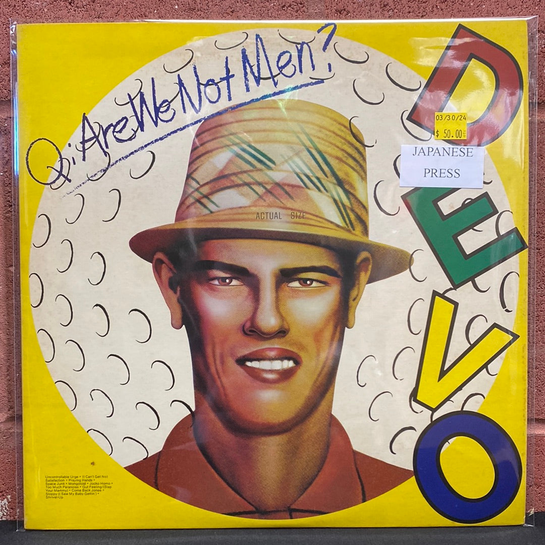 Used Vinyl:  Devo "Q: Are We Not Men? A: We Are Devo!" LP (Japanese Press)