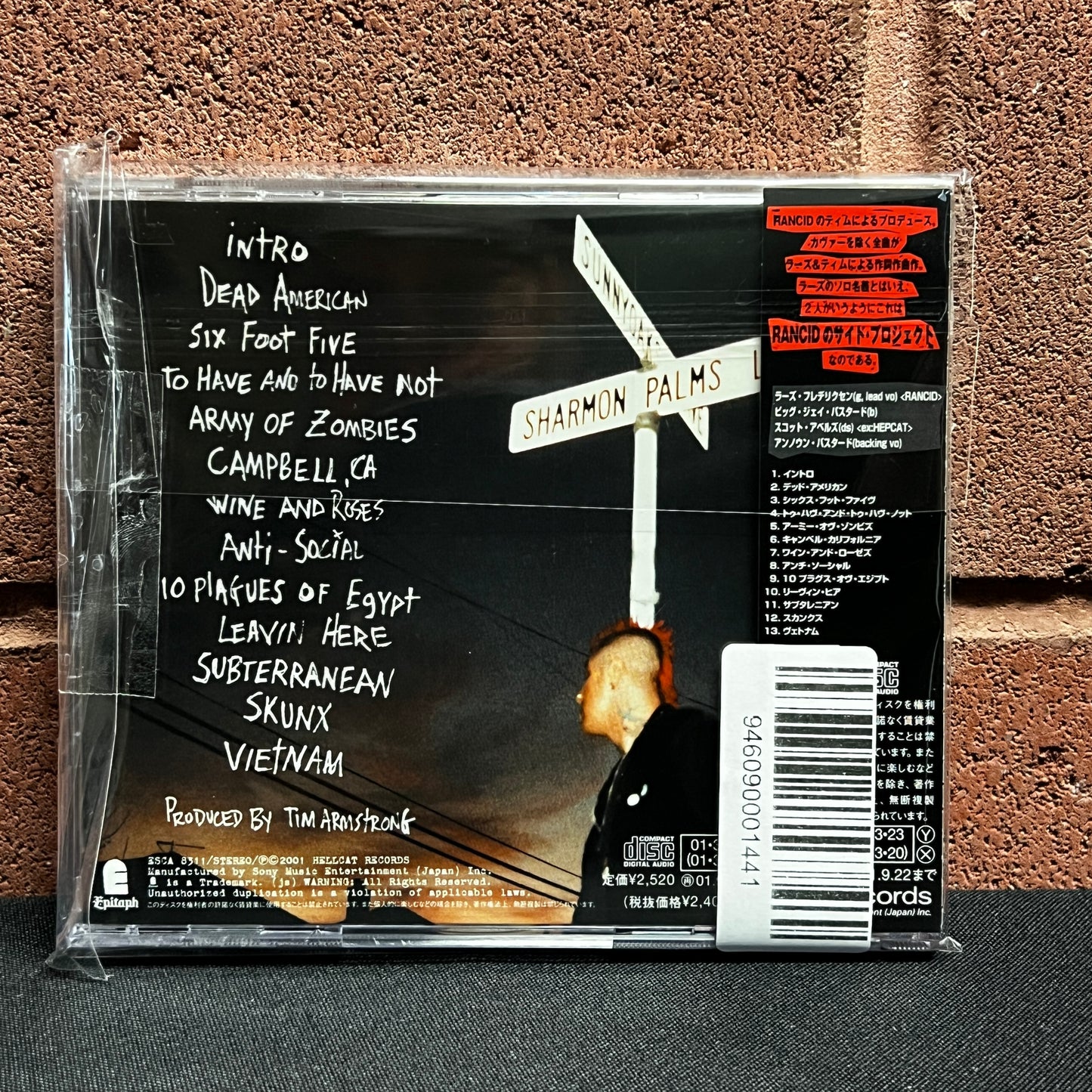 Used CD: Lars Frederiksen And The Bastards "S/T" CD (2001 Japanese Press)