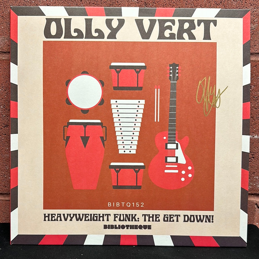 Used Vinyl:  Olly Vert ”Heavyweight Funk: The Get Down!” LP (Red/white swirl vinyl)