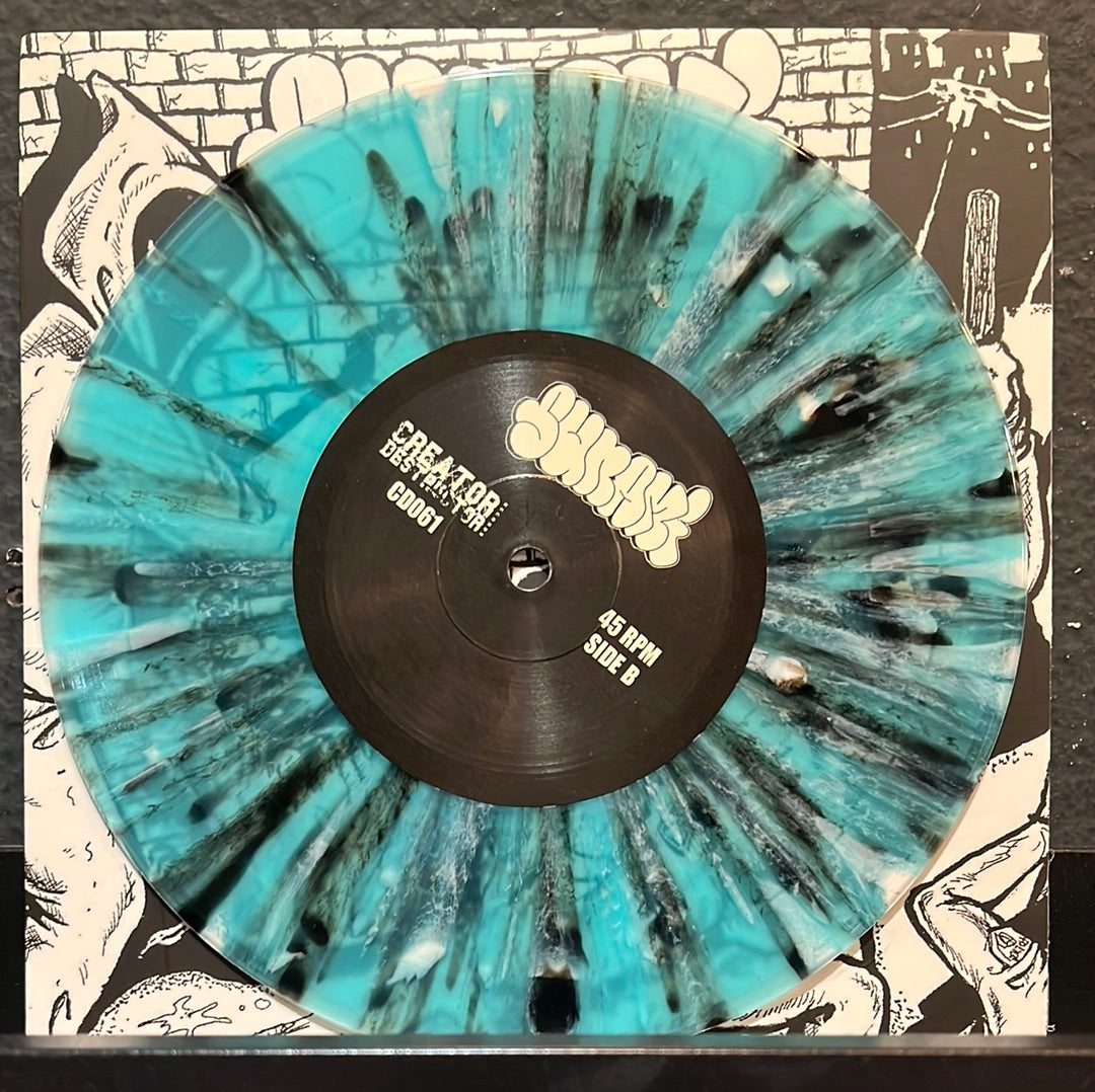 USED VINYL: Sunami "S/T" 7" (Blue With Black And White Splatter Vinyl)