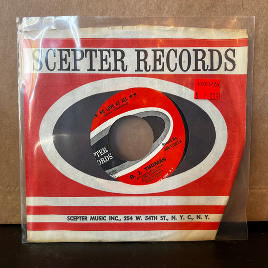 Used Vinyl: B.J. Thomas "No Love At All / Have A Heart" 7"