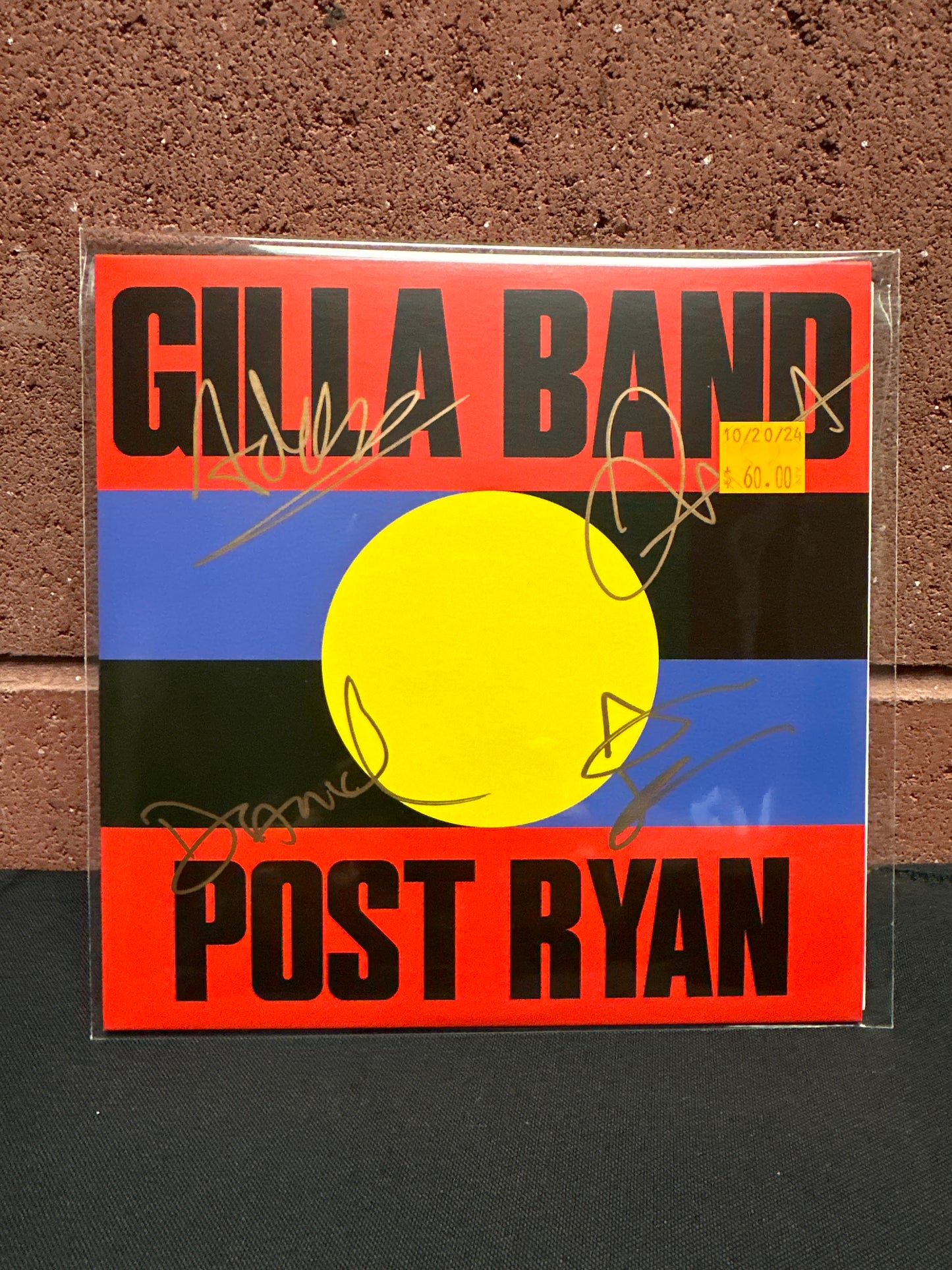 Used Vinyl:  Gilla Band ”Post Ryan” 7"