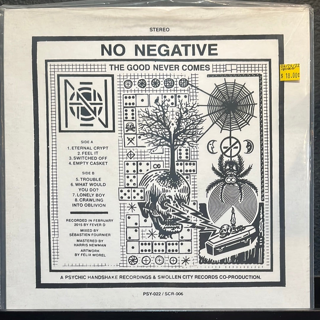 USED VINYL: No Negative “The Good Never Comes” LP